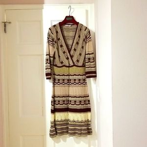 Calypso St. Barth Printed Knit Dress Size L